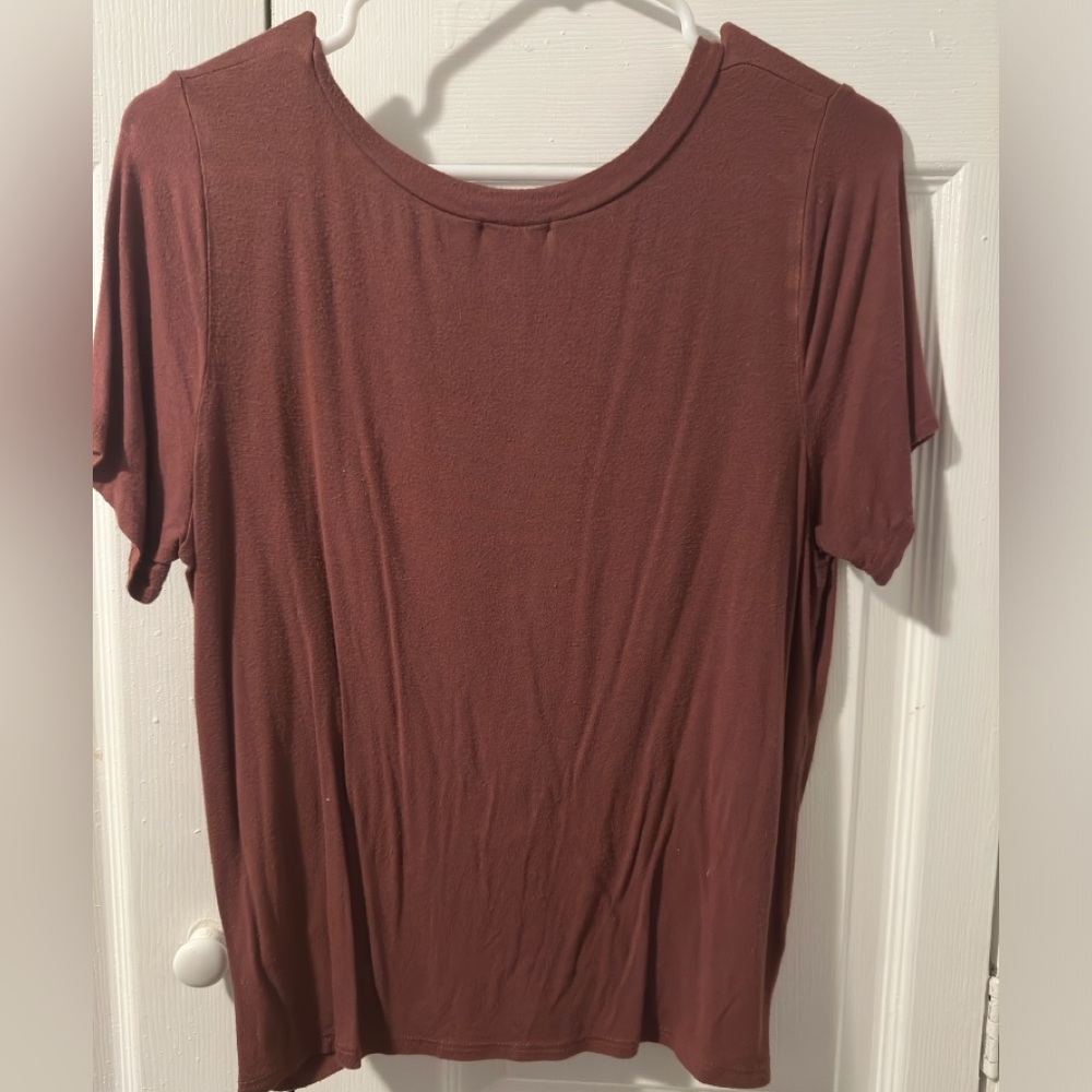 Rust Colored Crop Top - Picture 2 of 3